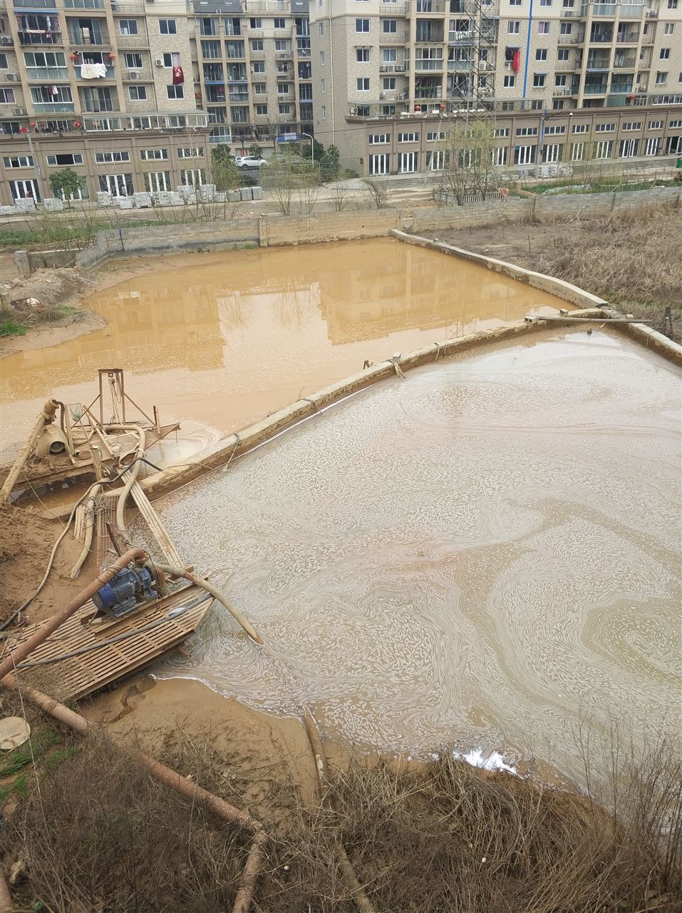 文罗镇沉淀池淤泥清理-厂区废水池淤泥清淤